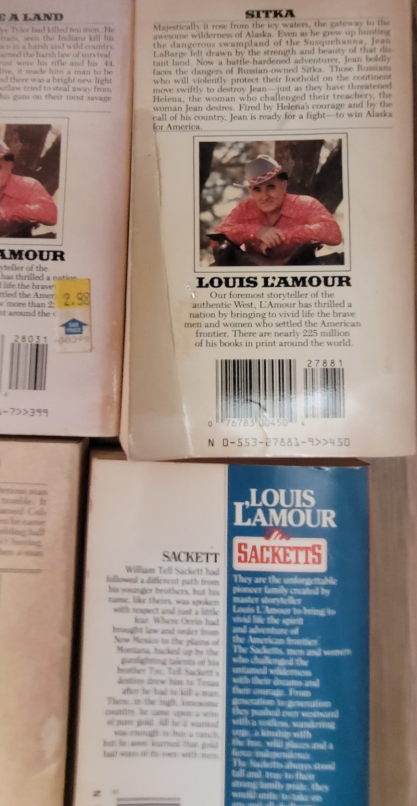 Lot Of 12 Vintage Louis L&rsquo; Amour 1960s-70s Books Paperback Western Cowboy Novels