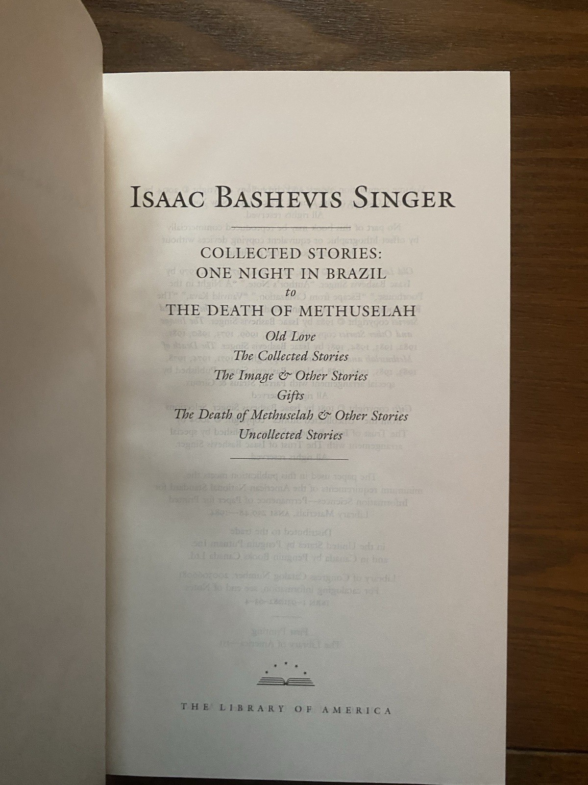 Isaac Bashevis Singer 3 Volumes The Library of America