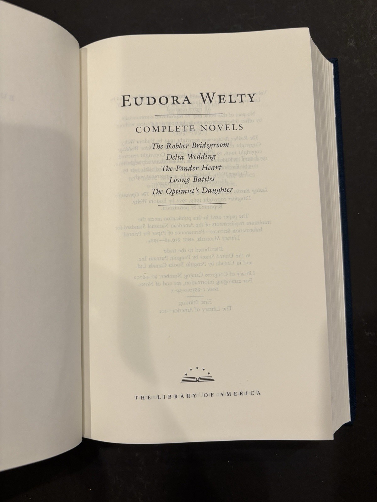 The Library of America Welty Lot Of 2 Hardcover w/Slipcover – EUC- Free Shipping