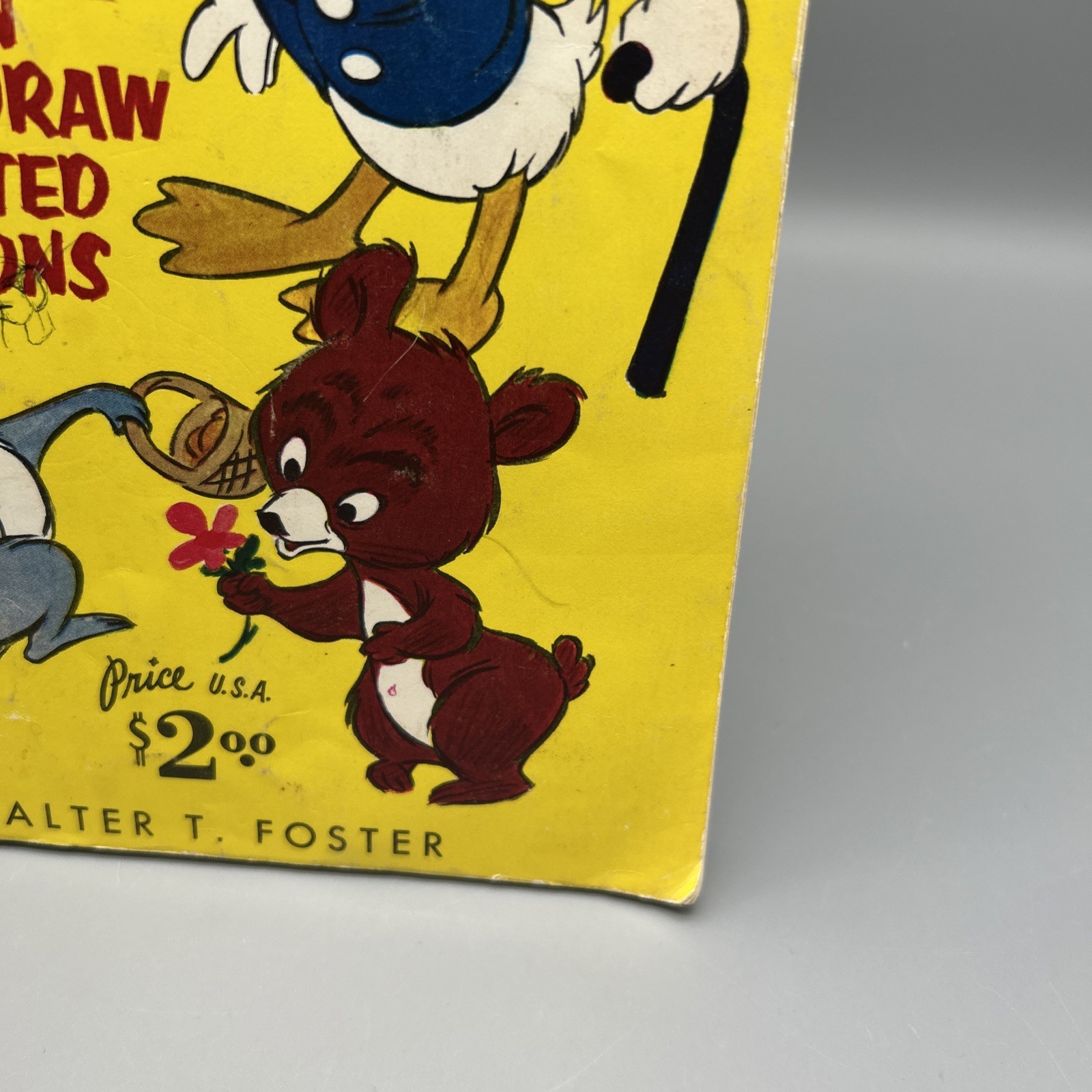 ANIMATION by Preston Blair Art Instruction Book in Walter Foster Series 1950&rsquo;s