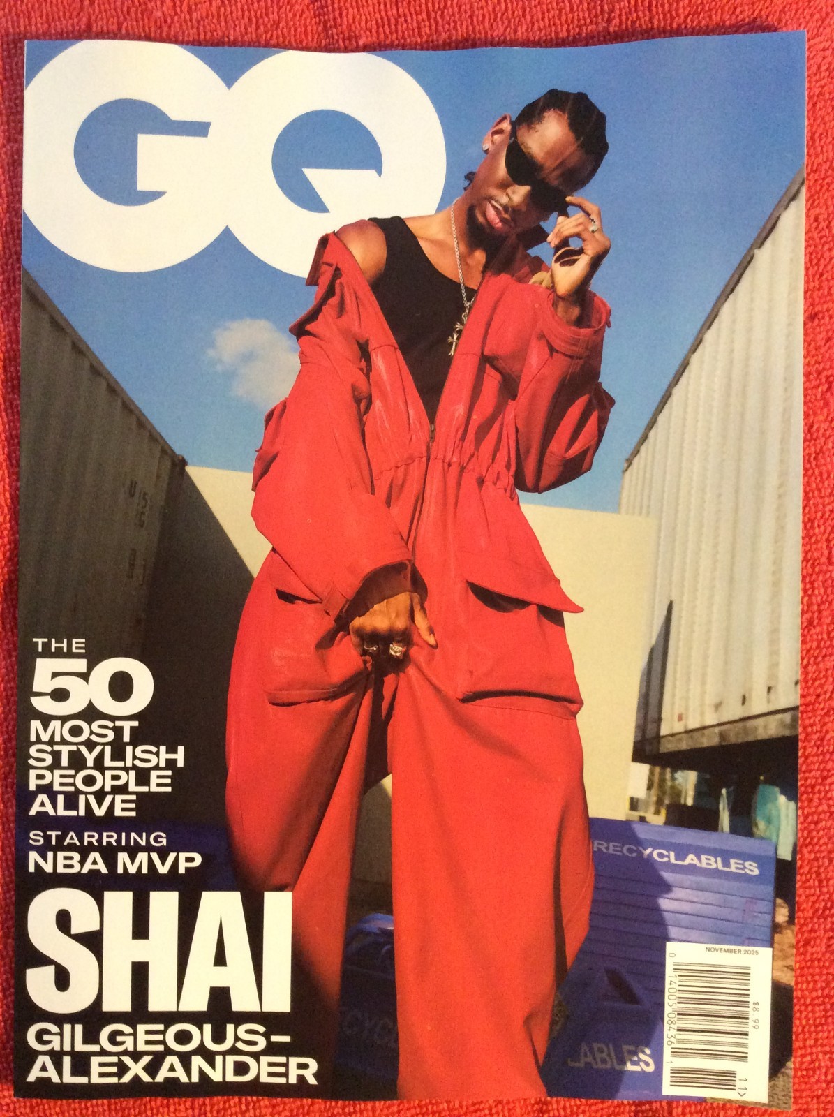 GQ GENTLEMAN&rsquo;S QUARTERLY NOVEMBER 2025 SHAI GILGEOUS-ALEXANDER 50 STYLYSH PEOPLE