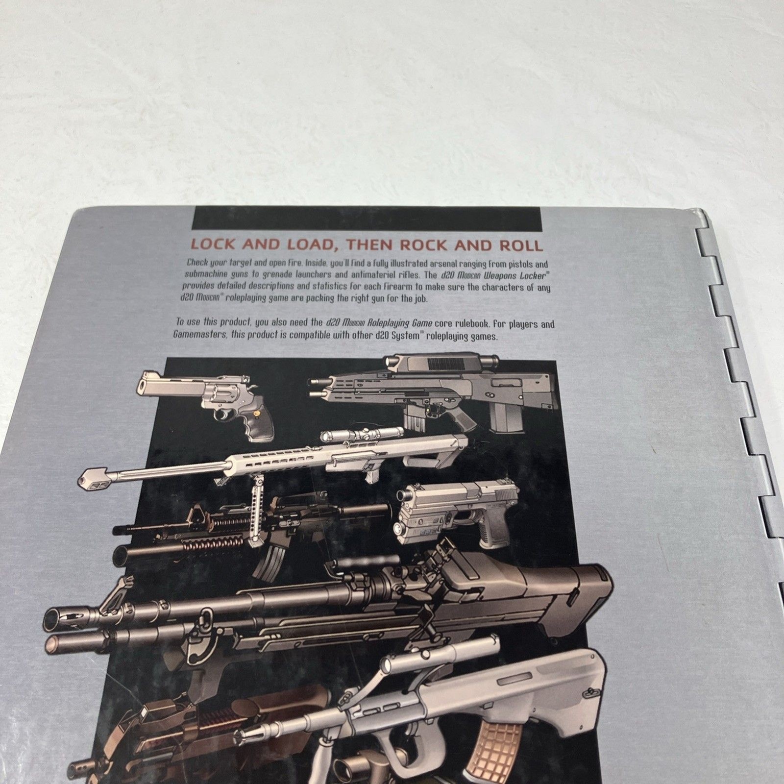 D20 Modern Weapons Locker –Wizards of the Coast –RPG Sourcebook 2004 Hardcover