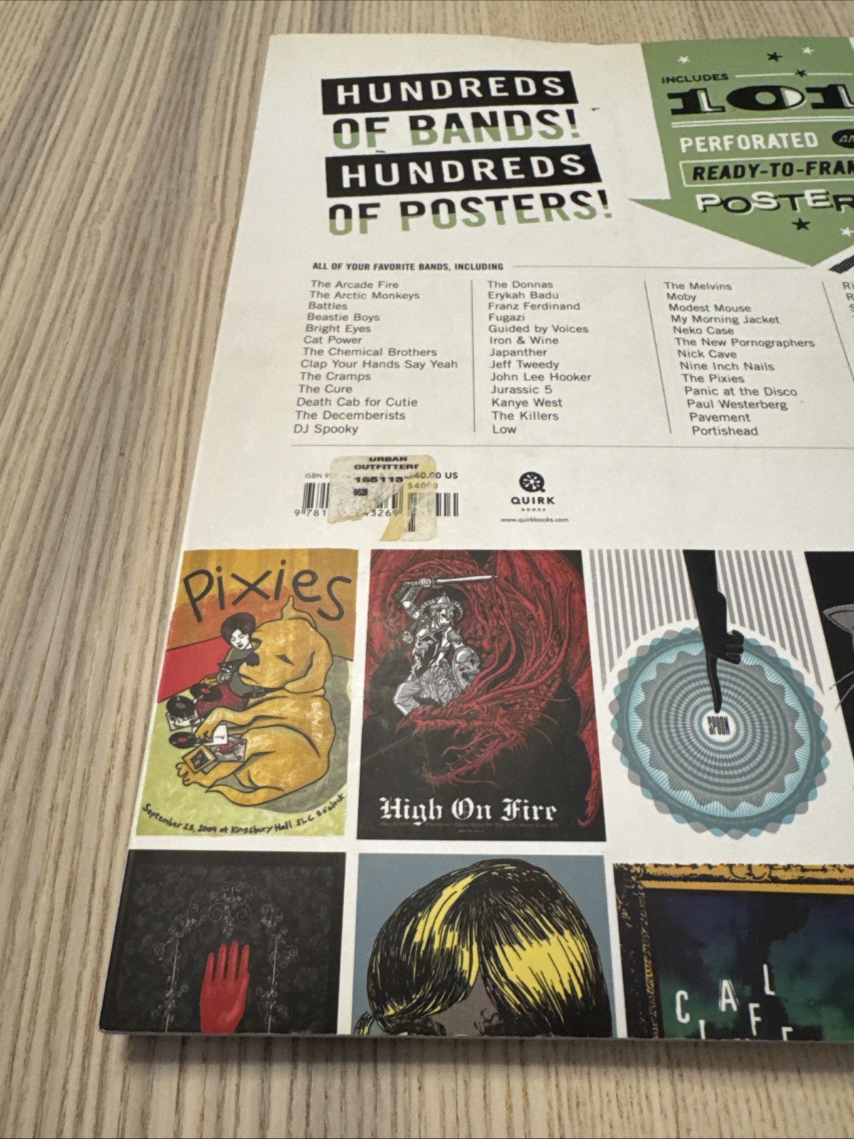 Gig Posters Vol 1 Rock Show Art of 21st Century Clay Hayes Quirk Book 101 Art