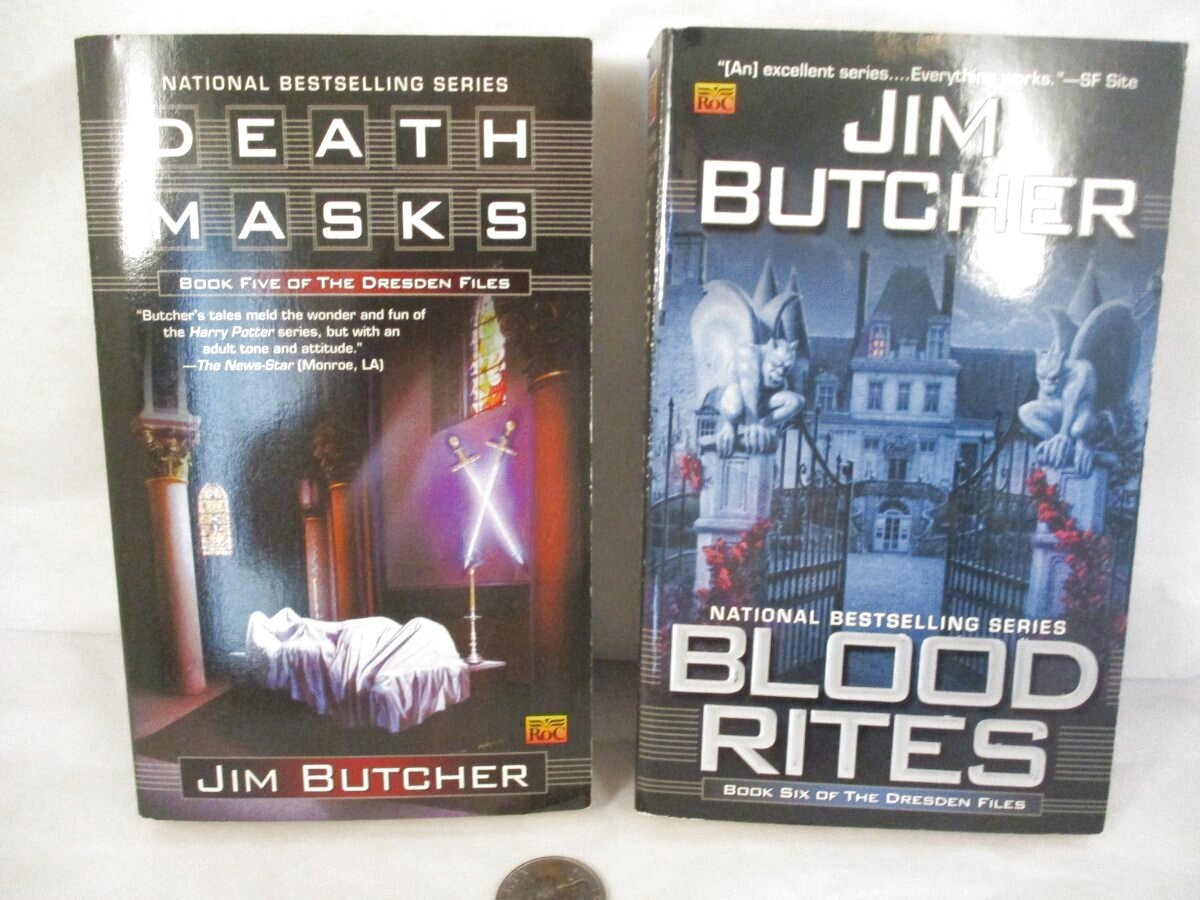 Jim Butcher Dresden Files Lot Books 1–8 PB Urban Fantasy Storm Front through P