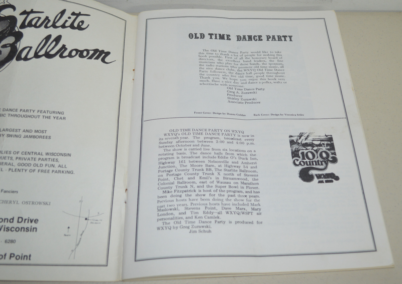 Old Time Dance Party Book Polka Advertising