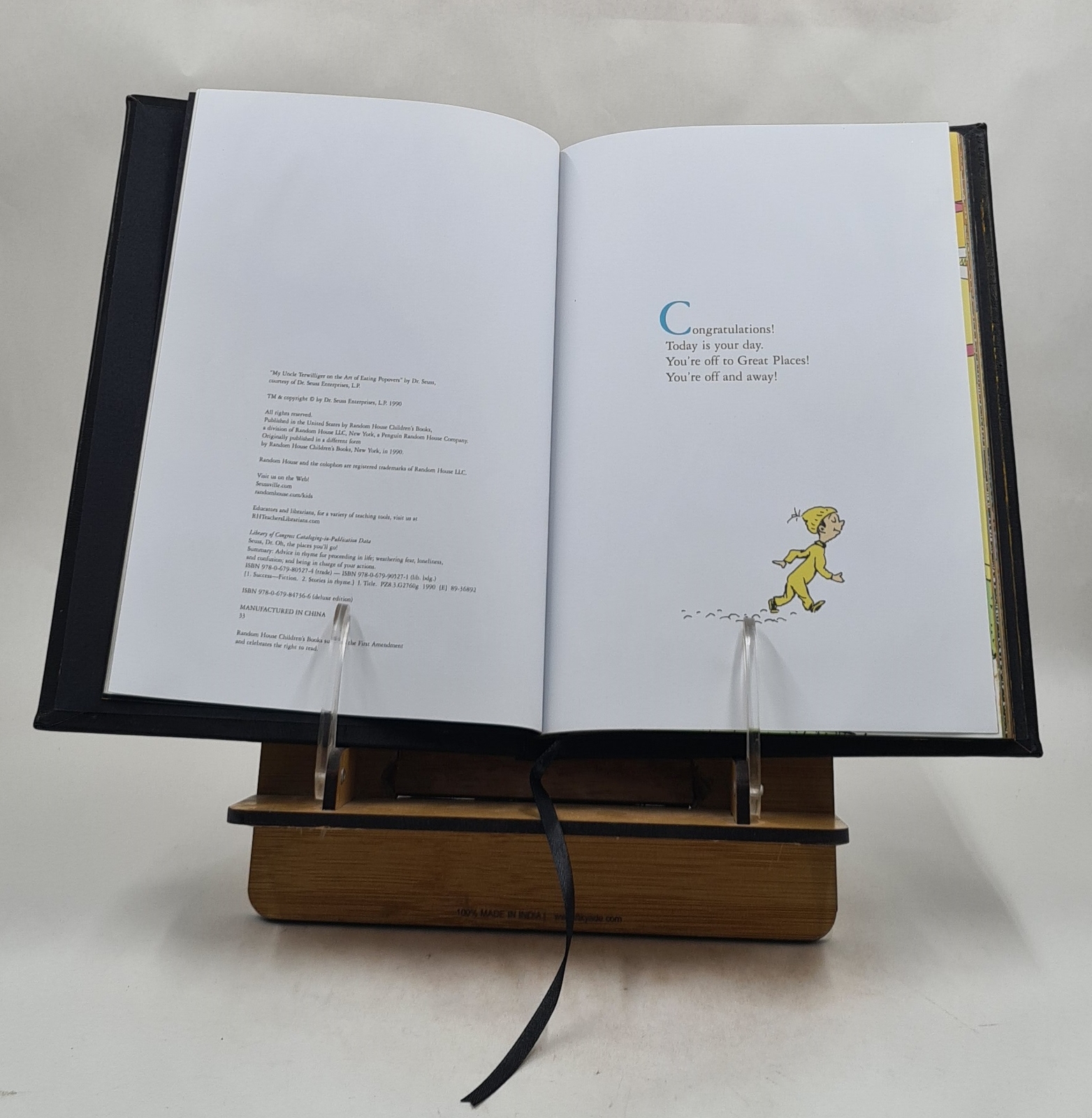 Oh, The Places You&rsquo;Ll Go! Deluxe Edition By Dr Seuss [Premium Leather Bound]