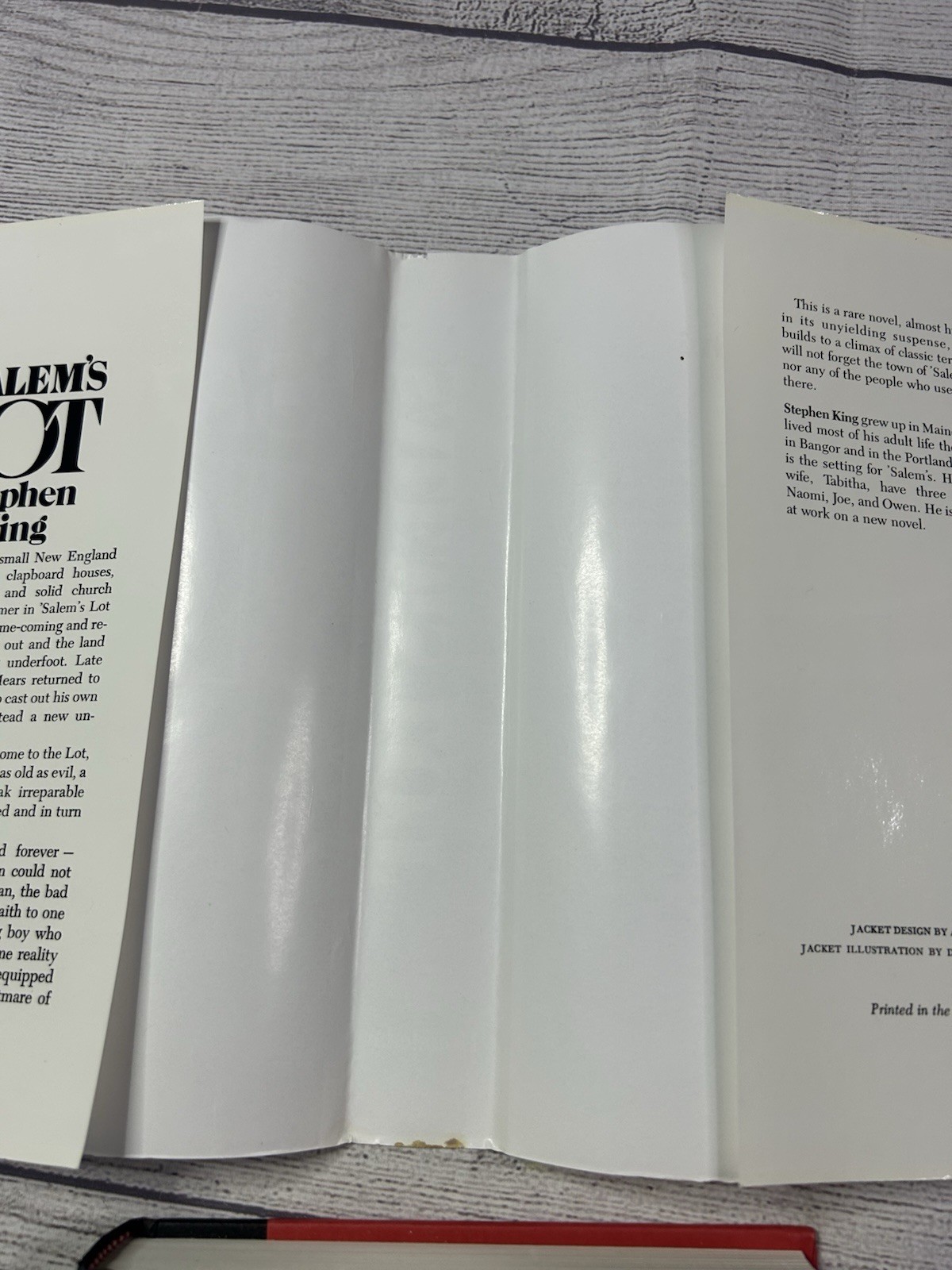 1975 SALEM&rsquo;S LOT Stephen King Book Club Edition Hardcover w/ Dust Jacket