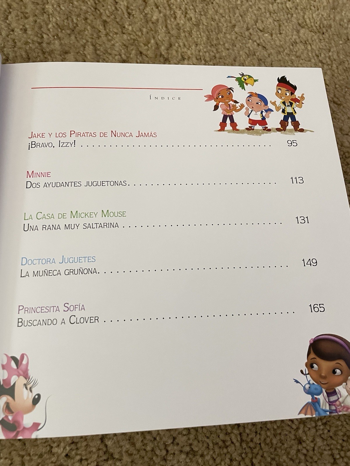 LIBRO DE CUENTOS DISNEY « LA MAGIA DE DISNEY JUNIOR », EN ESPAÑOL