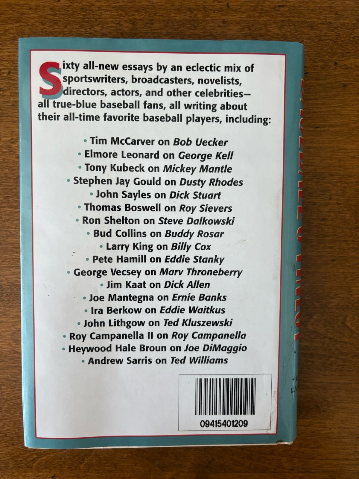 Baseball&rsquo;s Finest by Danny Peary (1996, Hardcover) JG Press 383 Pages