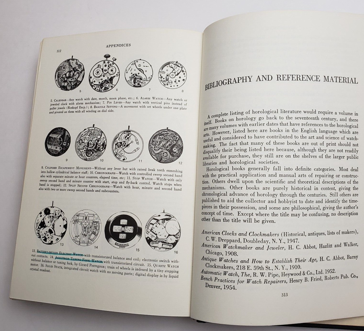 1973 The Watch Repairer&rsquo;s Manual Henry B. Fried Third Edition No Jacket