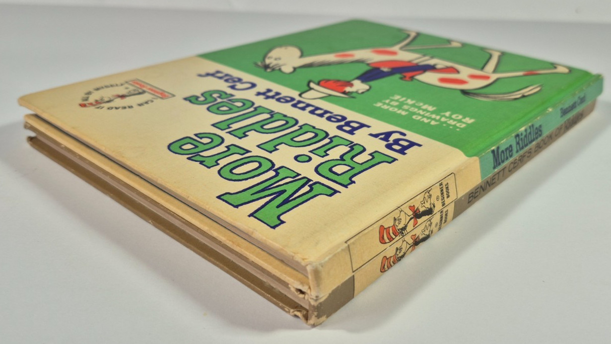 Lot of 2 Bennett Cerf&rsquo;s 1960 Book Of RIDDLES Drawing by Roy McKie By Dr. Suess