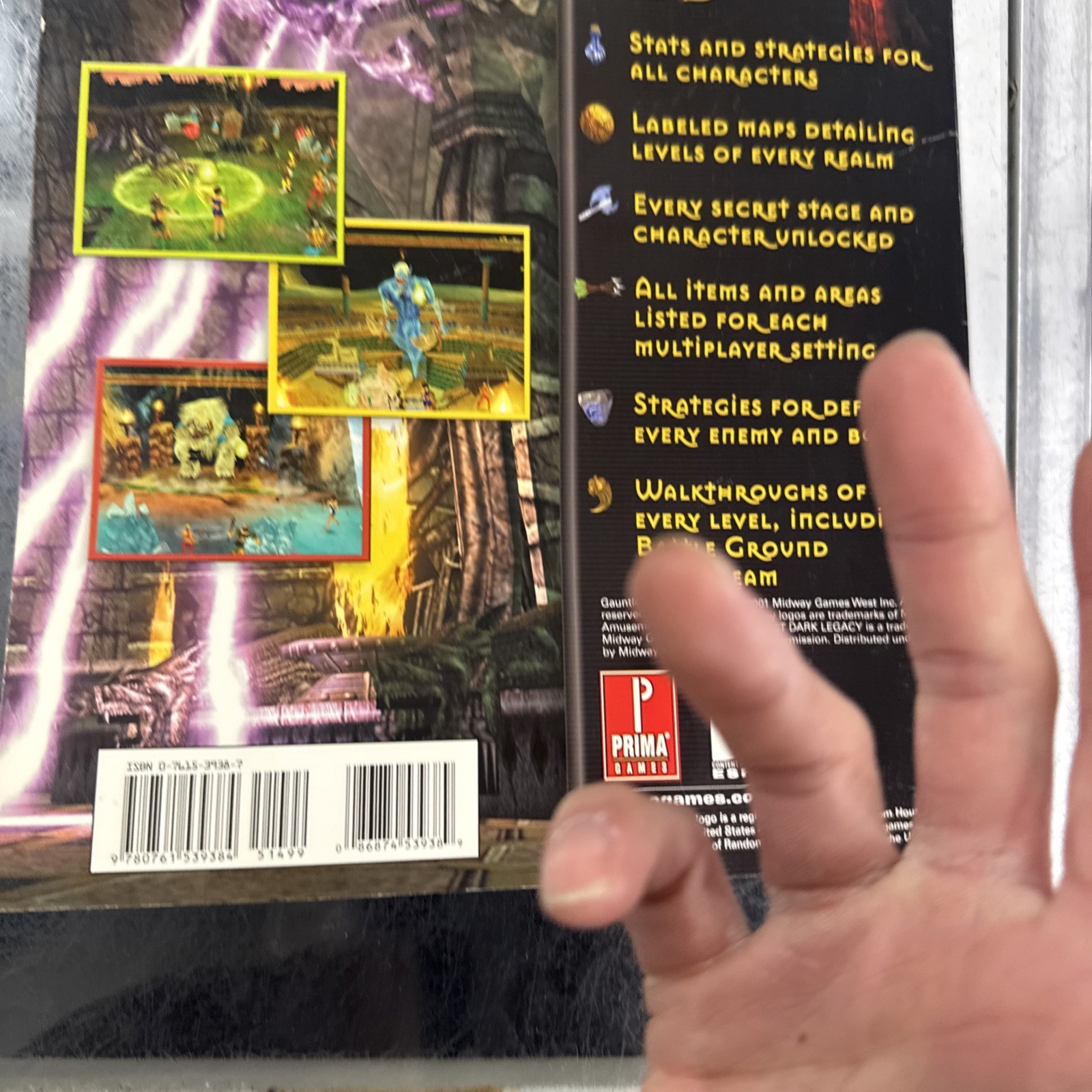 GAUNTLET: DARK LEGACY (CONSOLE) (PRIMA&rsquo;S OFFICIAL STRATEGY By Jason Young