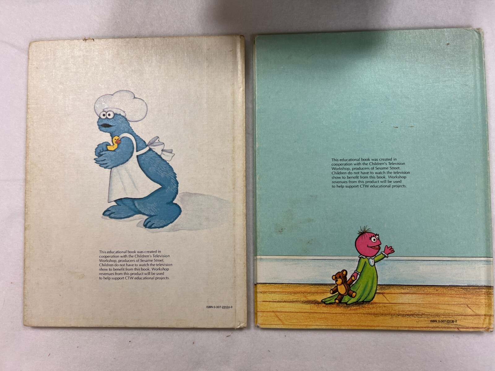 Sesame Street Book Club Books – dated 1980&rsquo;s HB – lot of 14