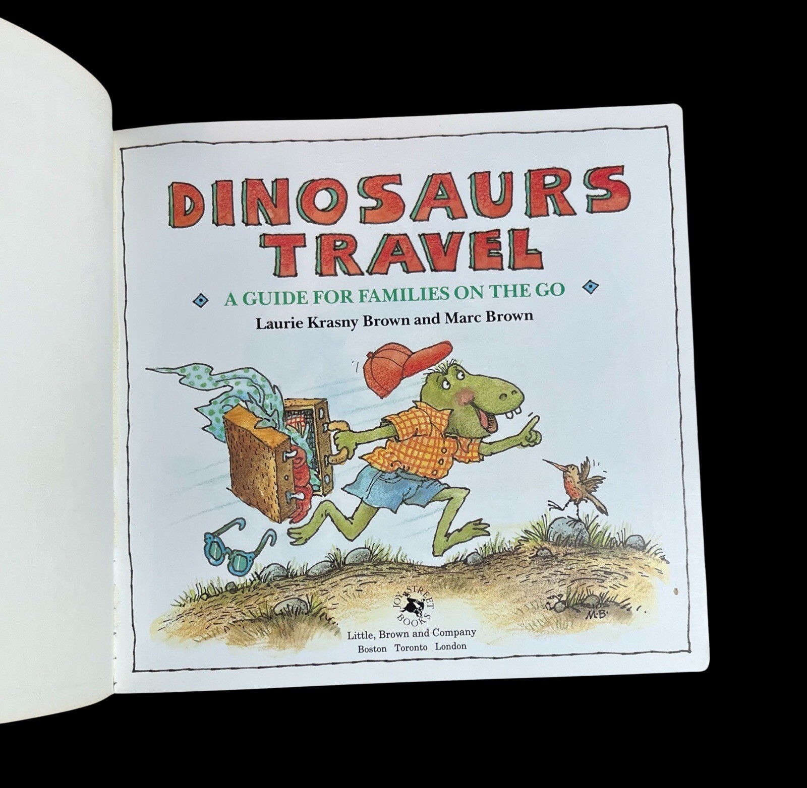 Dinosaur&rsquo;s Travel by Laurie Krasny Brown and Marc Brown (1991, Trade Paperback)