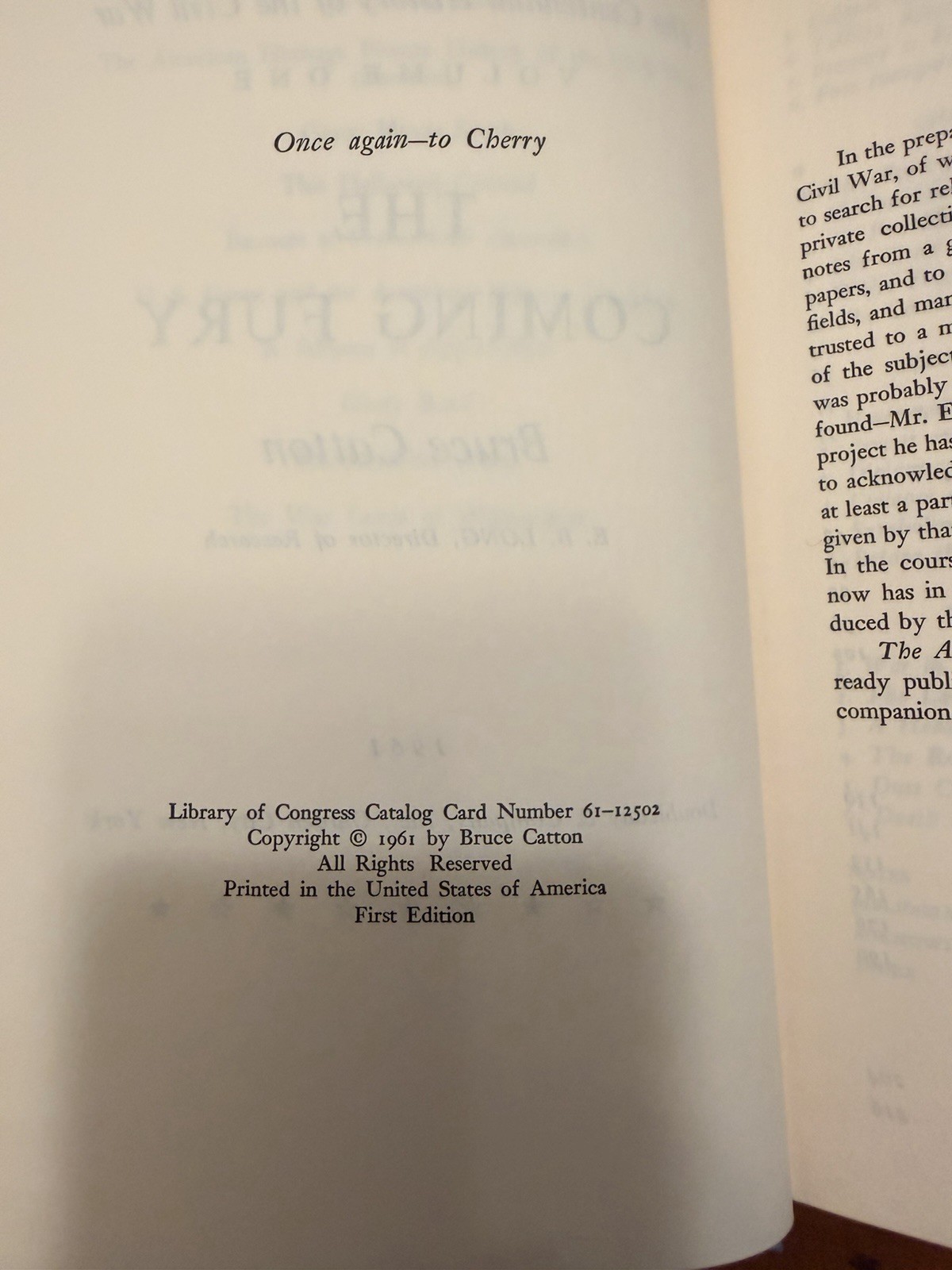 Bruce Catton The Centennial History Of The Civil War, 3 Volume Set, 1st Edition
