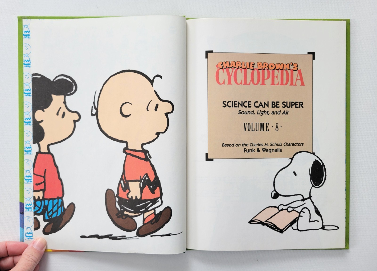Vintage 1990 Charlie Brown&rsquo;s &lsquo;Cyclopedia HCs Lot of 5: Books 2 4 6 8 9