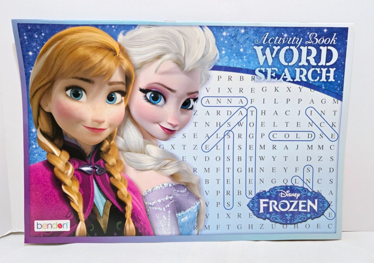 Frozen Giant Disney Activity Book Word Search Paper Pack 24 Pages 16&Prime; x 10.5&Prime;