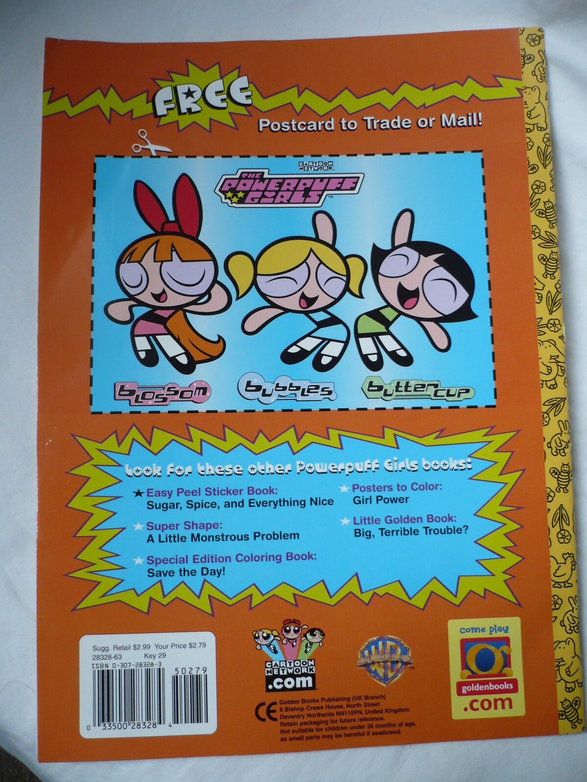 The Powerpuff Girls Coloring Book, 2000 Sugar, Spice & Everything Nice, 16 Pages