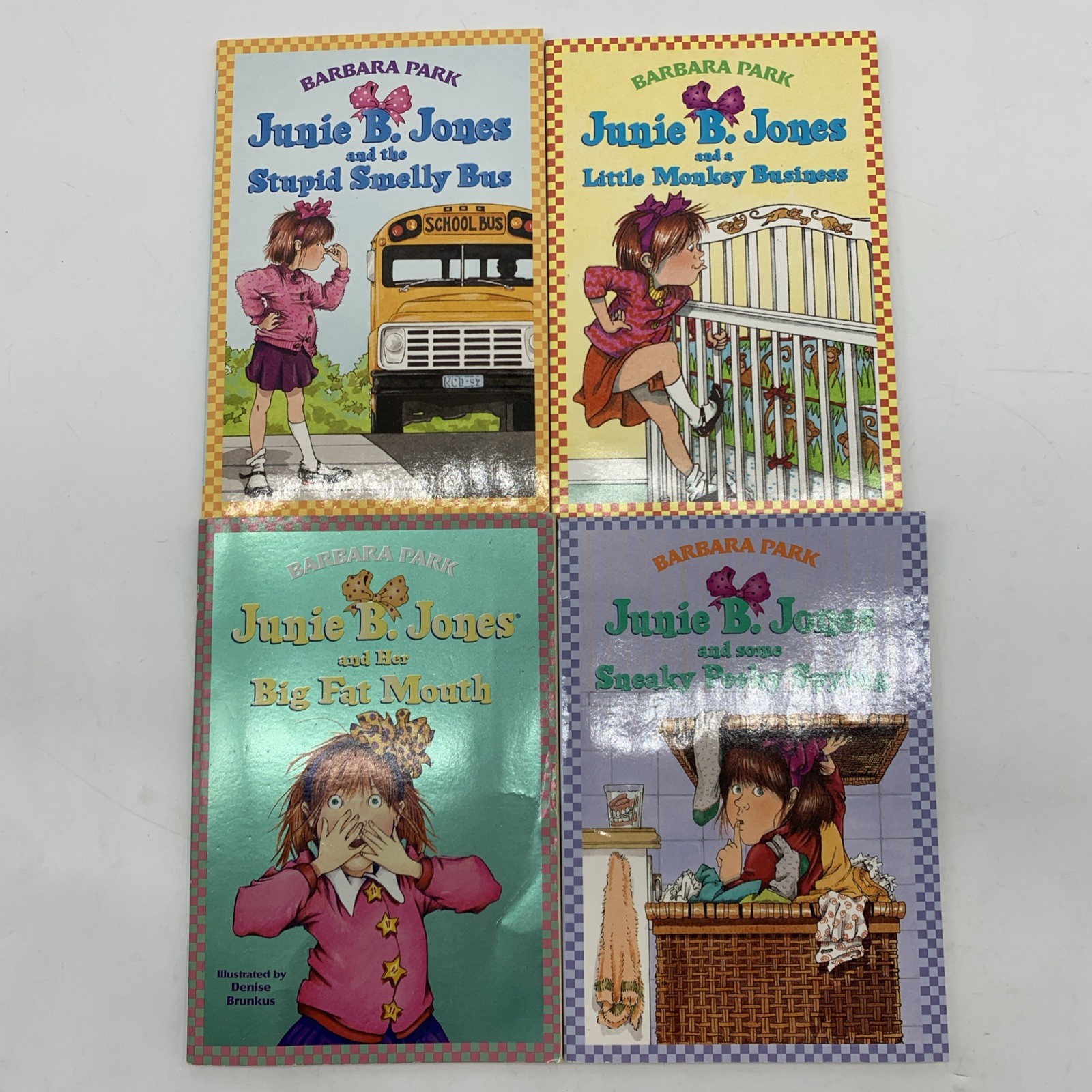 Junie B Jones Barbara Park Lot 25 School Girl Chapter Book Illustrated Grade 1 2