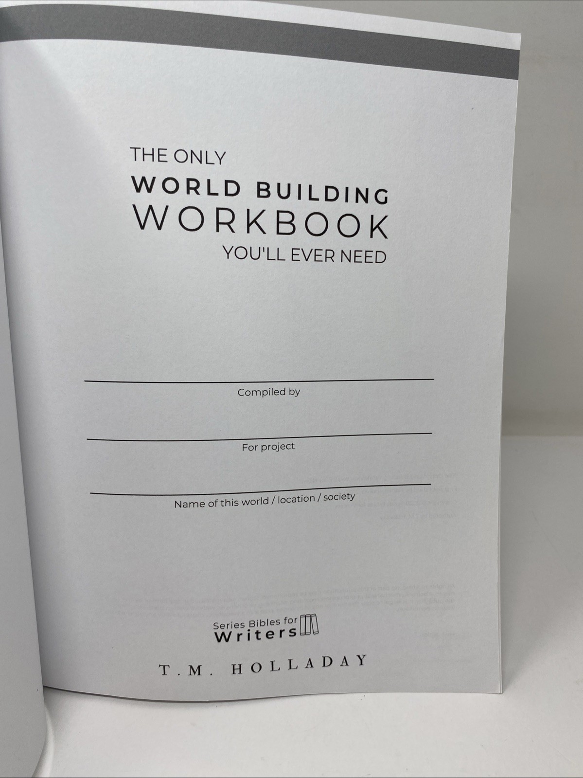 The Only Character World Building Fantasy Workbook You’ll Ever Need Holladay Lot