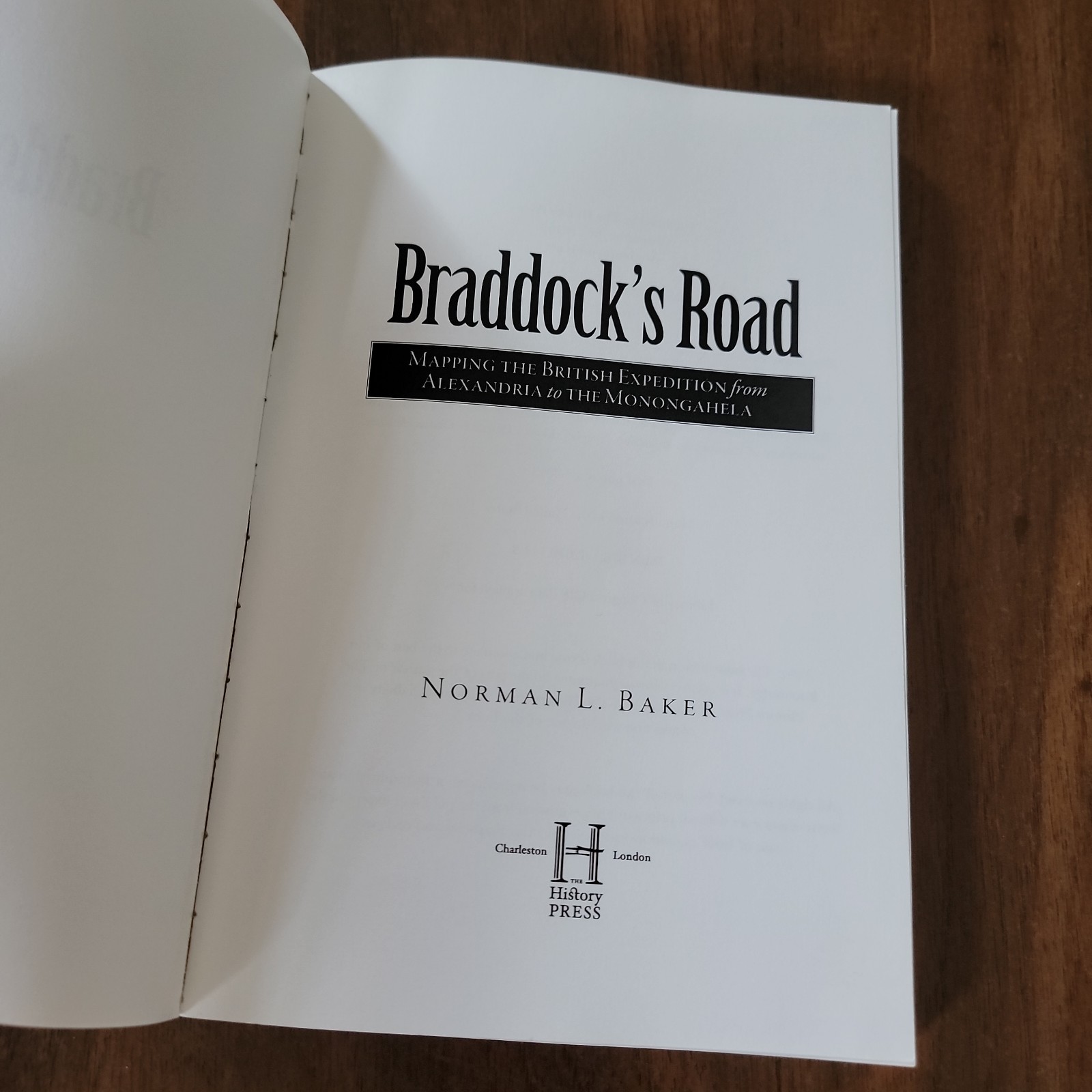 Braddock&rsquo;s Road: Mapping the British Expedition from Alexandria to the… Baker