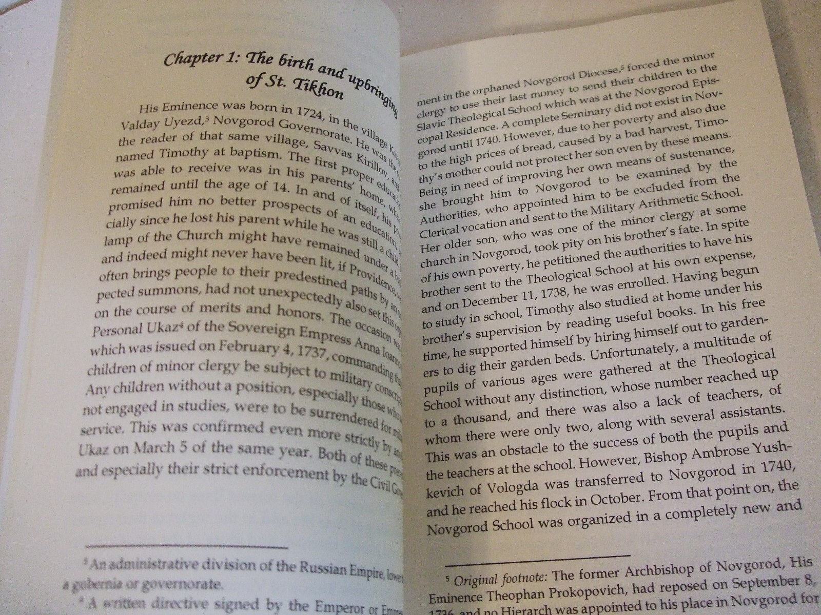 Earliest Lives of Saint Tikhon of Zadonsk. Orthodox. Newly Translated.