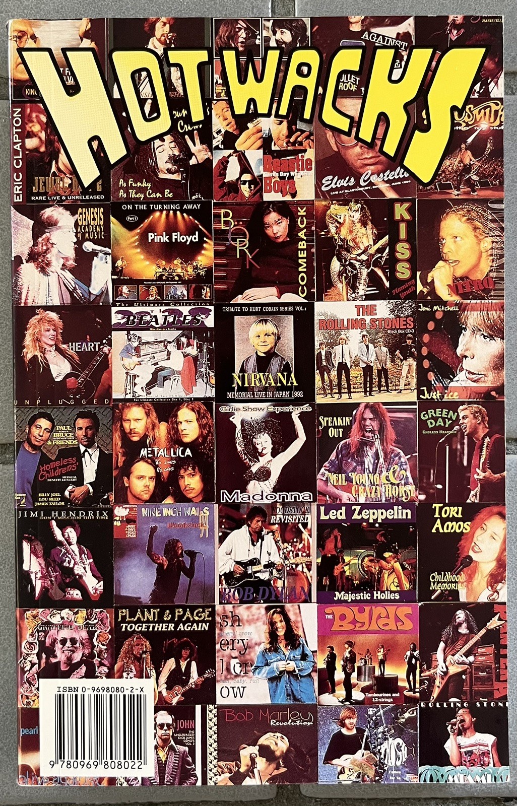 Hot Wacks Collectors Guide Book Lot Supplement 1 + 3 + 6 Bob Walker Live Music