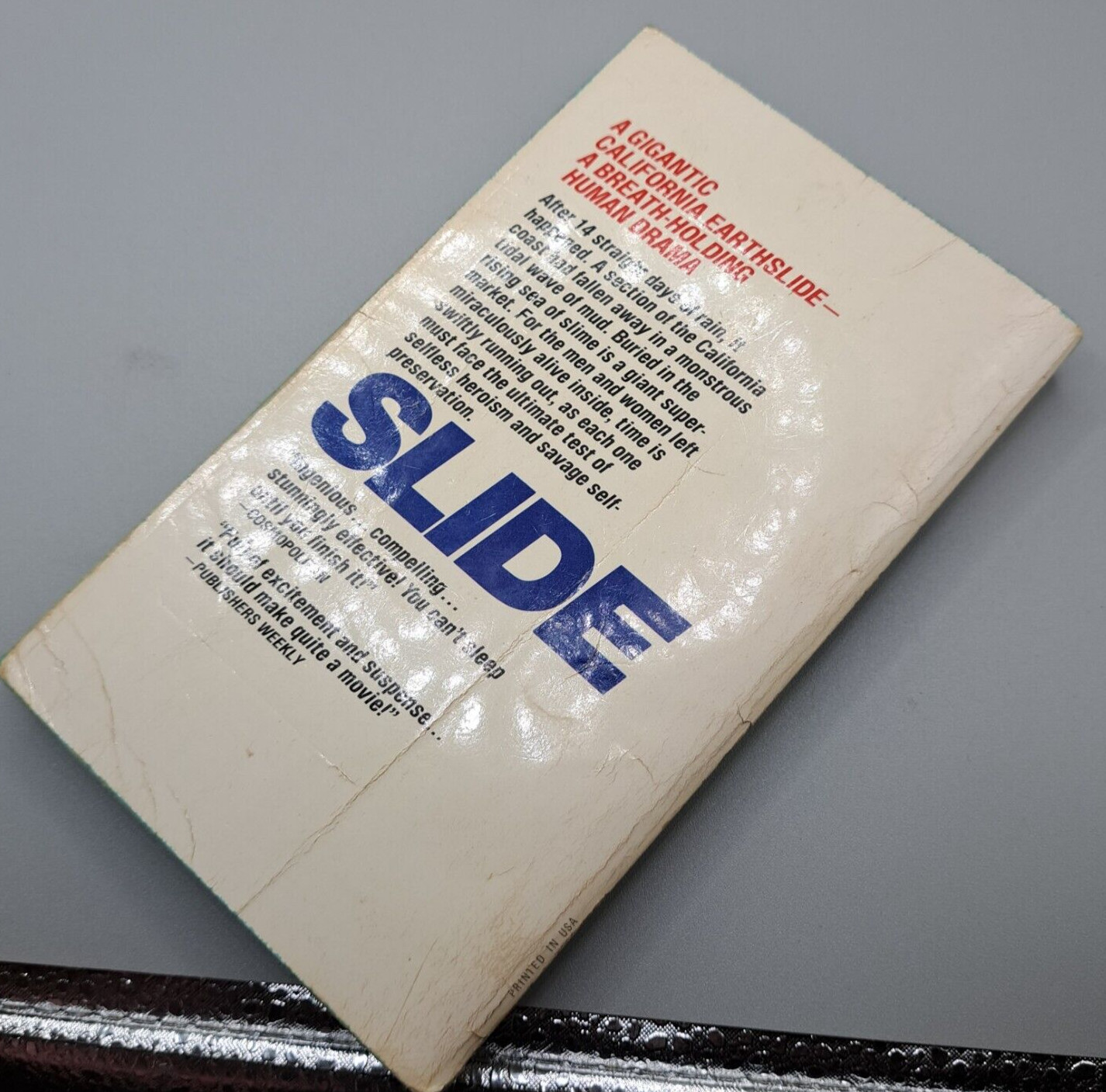 SLIDE BY GERALD A BROWNE VINTAGE OUT OF PRINT HORROR PAPERBACK