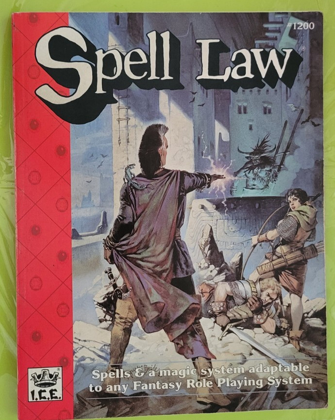 Spell Law: Spells & Magic System adaptable to any Fantasy RPG System I.C.E. 1200