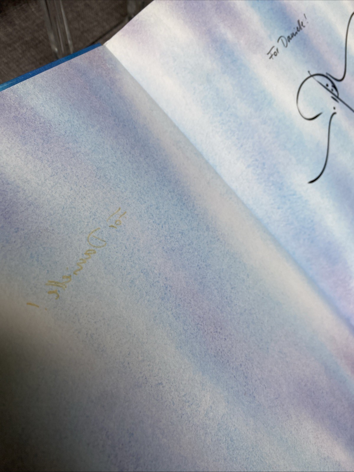 SIGNED The Rainbow Fish by Marcus Pfister Hardcover « For Danielle » 1992