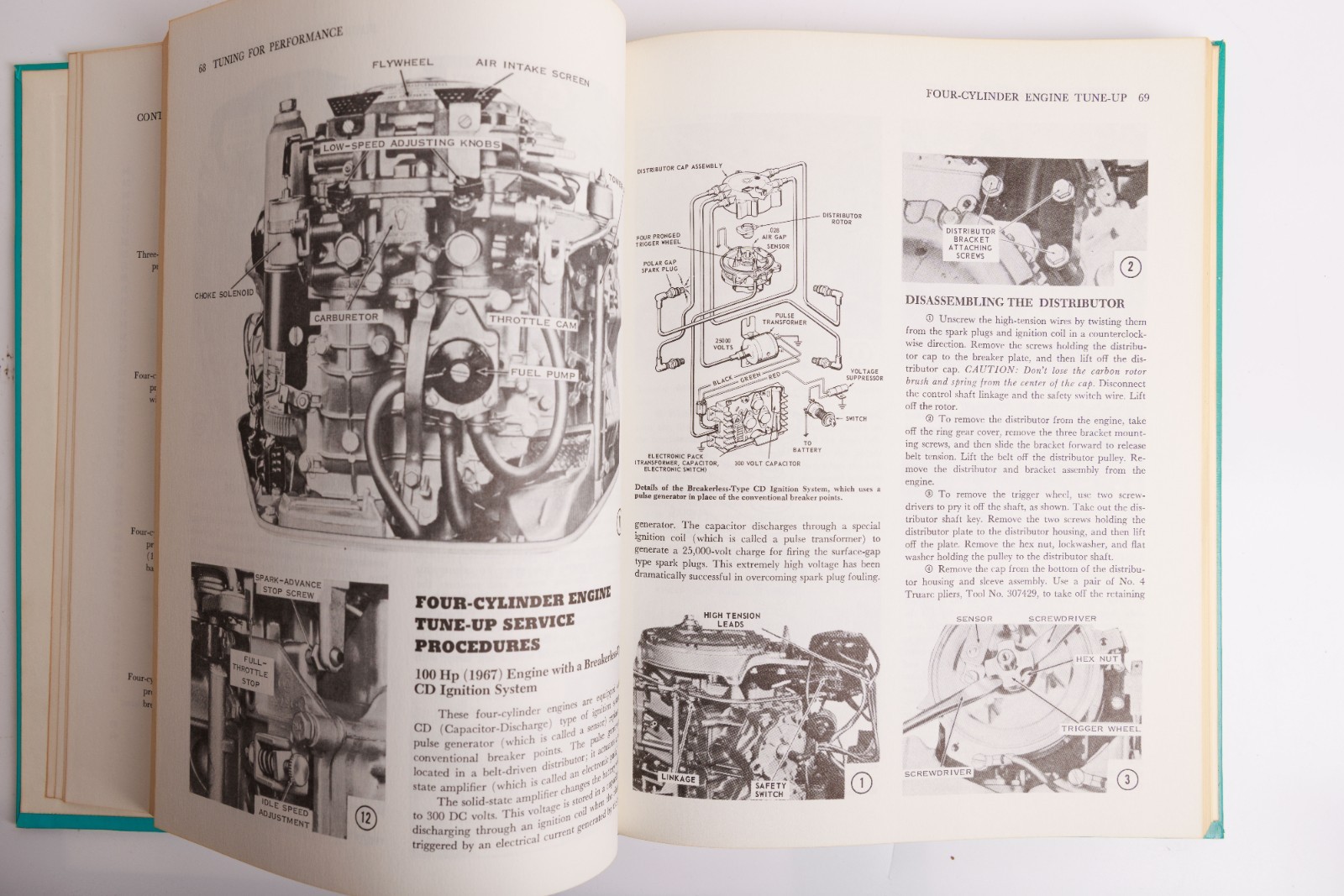 VTG Evinrude Outboard Motor Repair Tune-Up Guide Glenn&rsquo;s Marine Series HB 1969