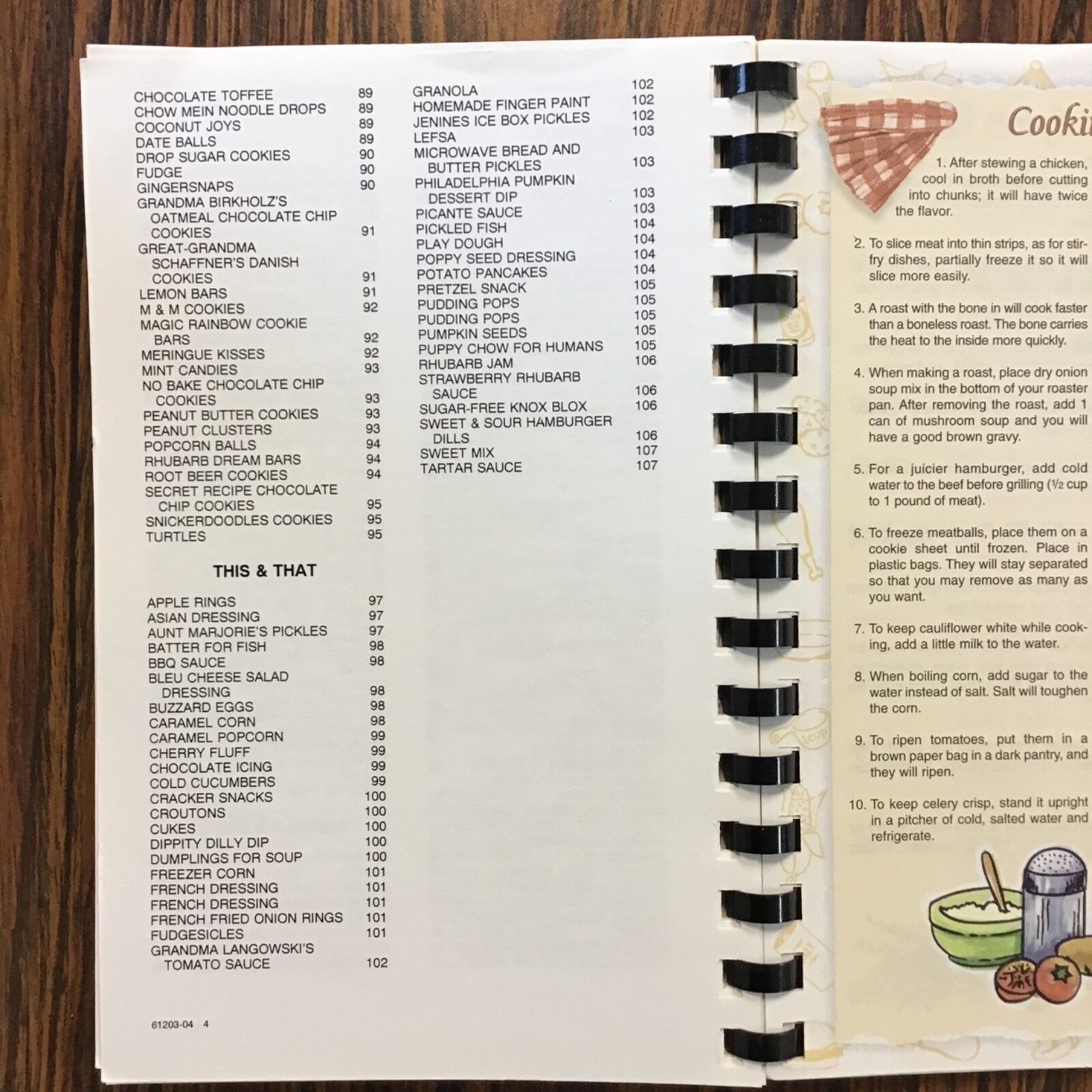 Fountain City Wisconsin School Band Choir 2004 Vgt Cookbook. SEE index photos