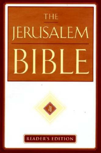 The Jerusalem Bible: Reader&rsquo;s Edition – Hardcover By Jones, Alexander – GOOD