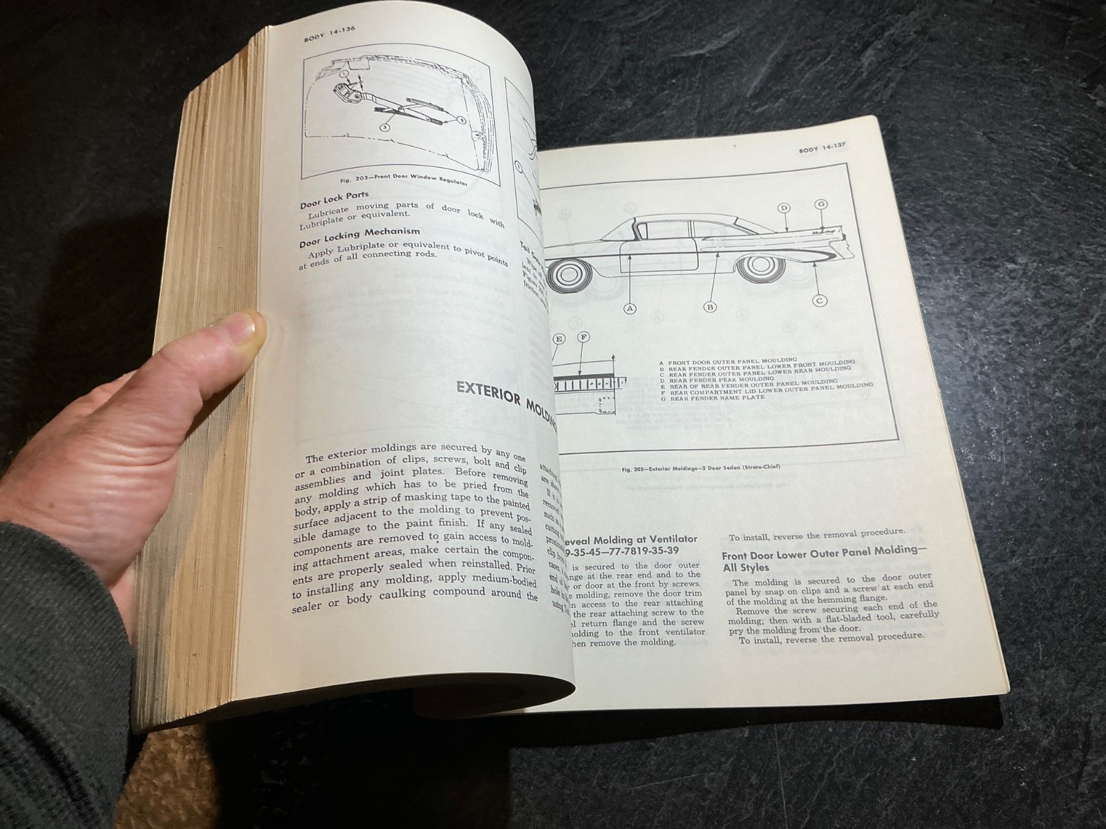 1959 Pontiac 7000 Series Maintenance Manual Parisienne Laurentian Strato-Chief