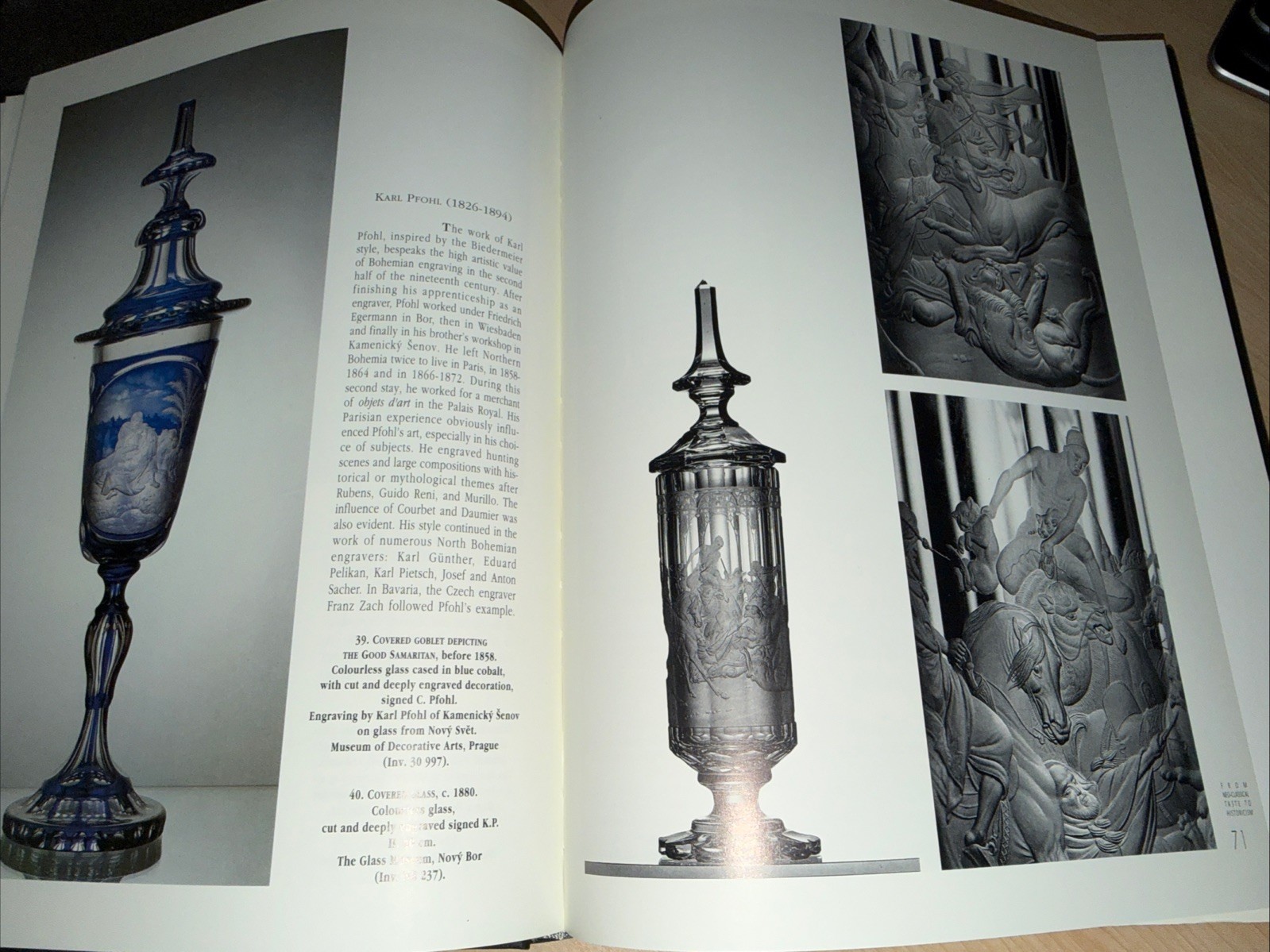 BOHEMIAN GLASS Petrova & Olivie Hardcover Book Collector Color Photos History