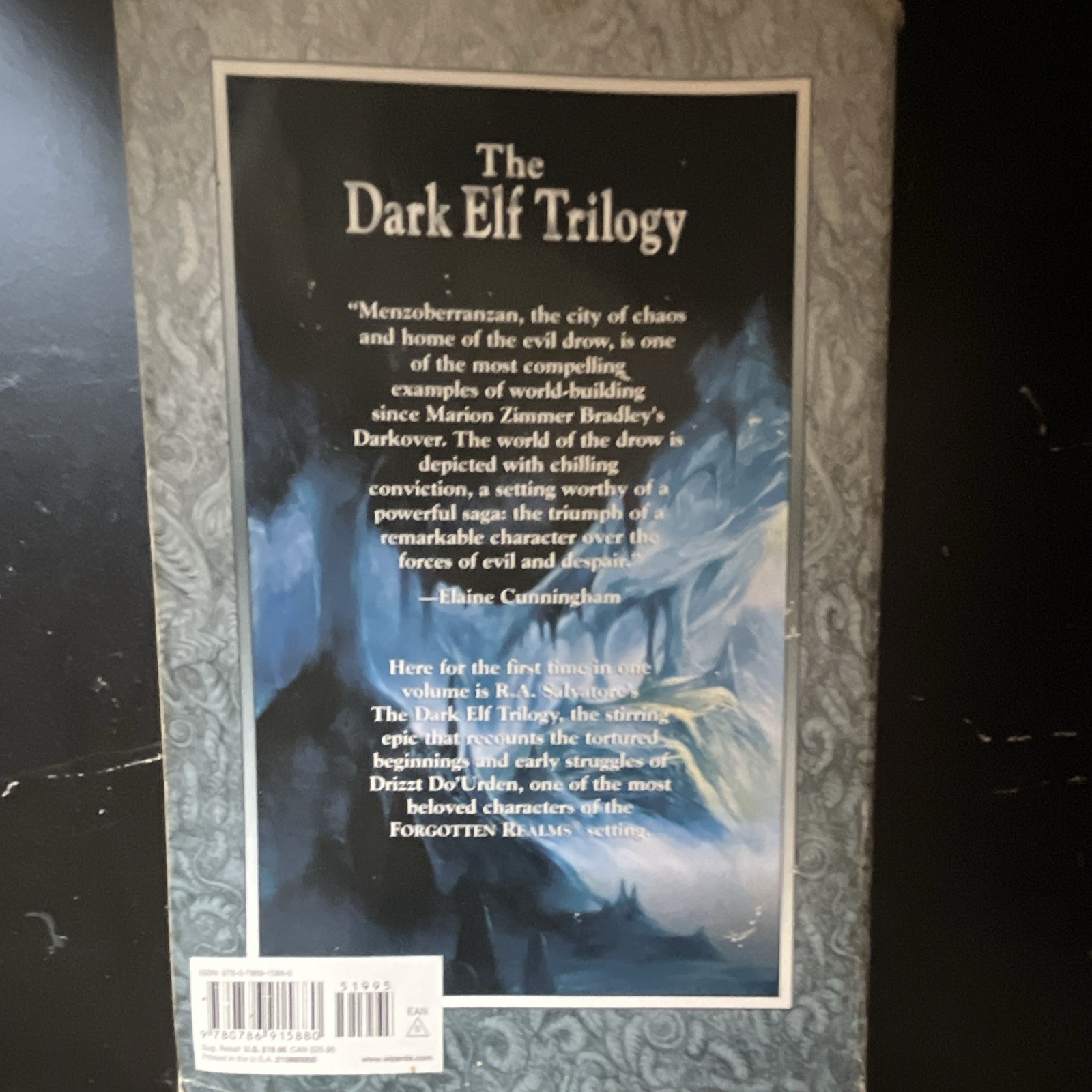 Forgotten Realms The Dark Elf Trilogy R.A. Salvatore Paperback Collector&rsquo;s Ed