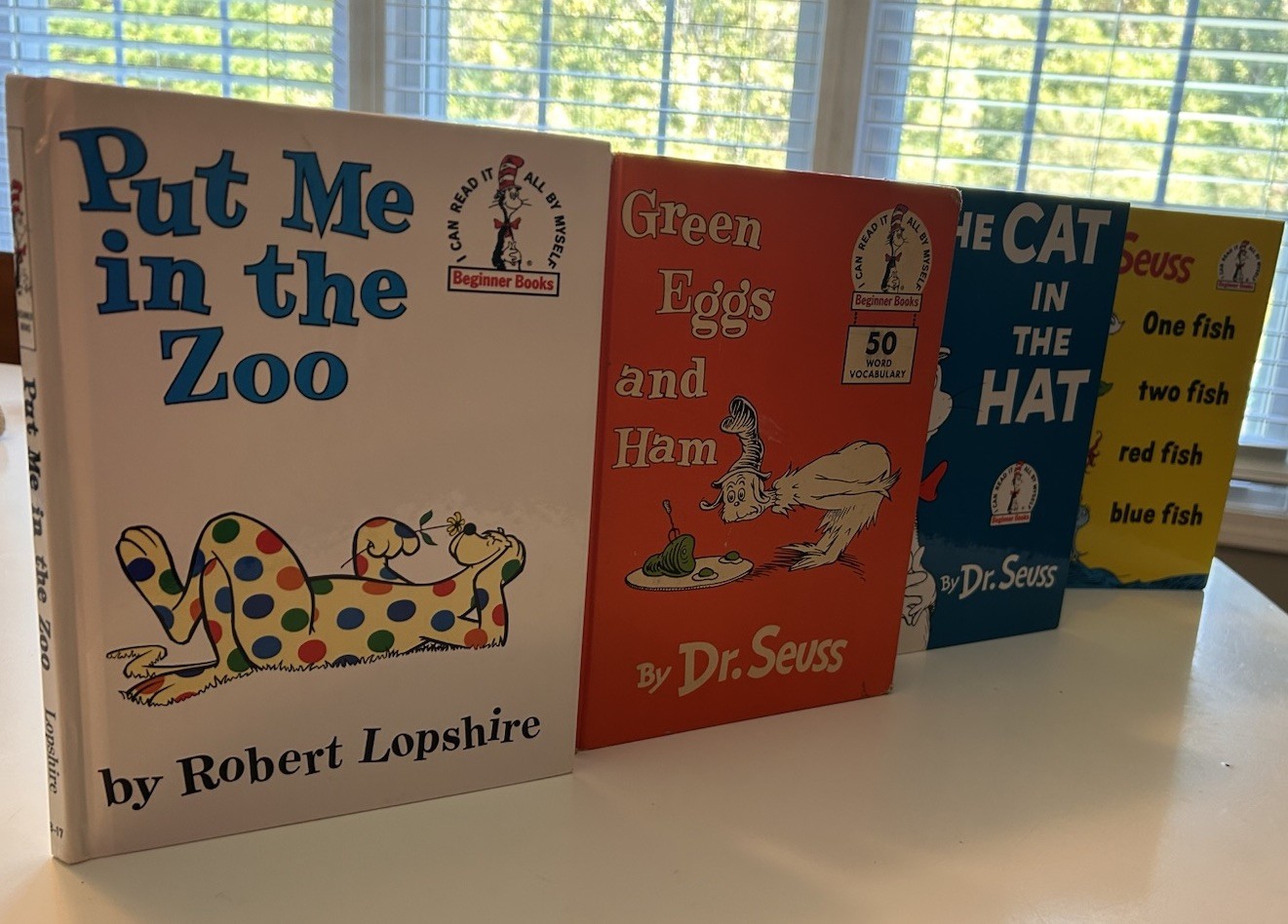 Dr. Suess Set/4 Books Classic Set Collectible Illustrated Fun Rhymes Vintage