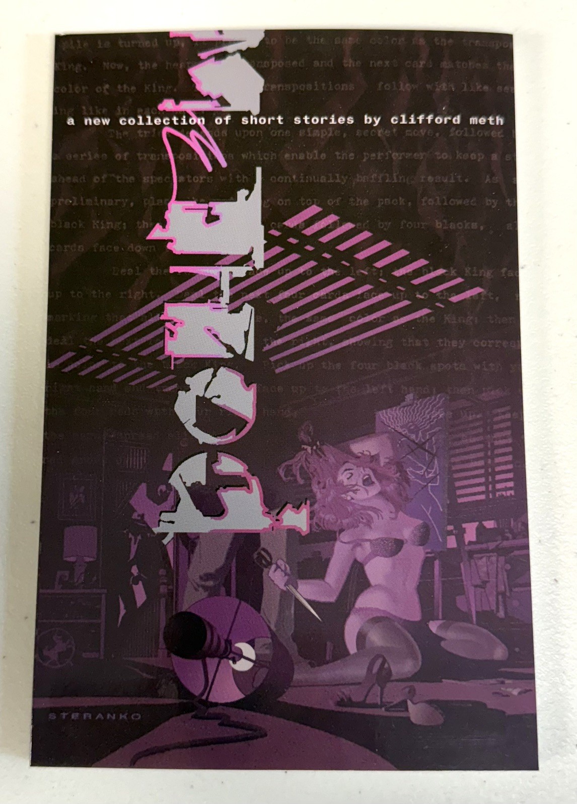 METHo.d. Clifford Meth / STERANKO book plate, edition editor’s copy – NEW