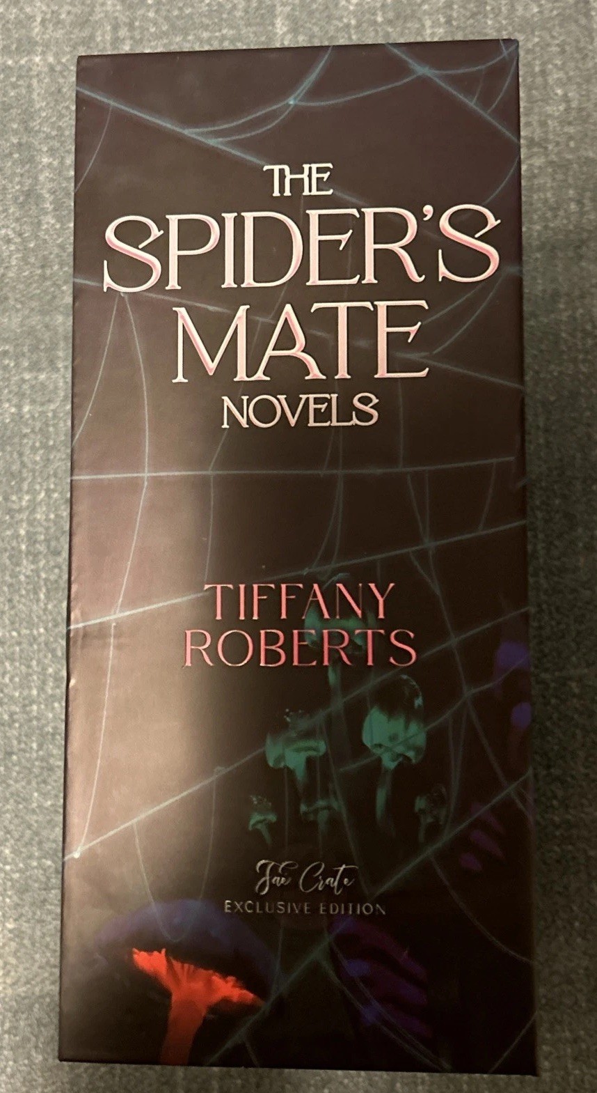 FaeCrate Spider&rsquo;s Mate Trilogy Signed Gilded Edges Embossed Slip Case