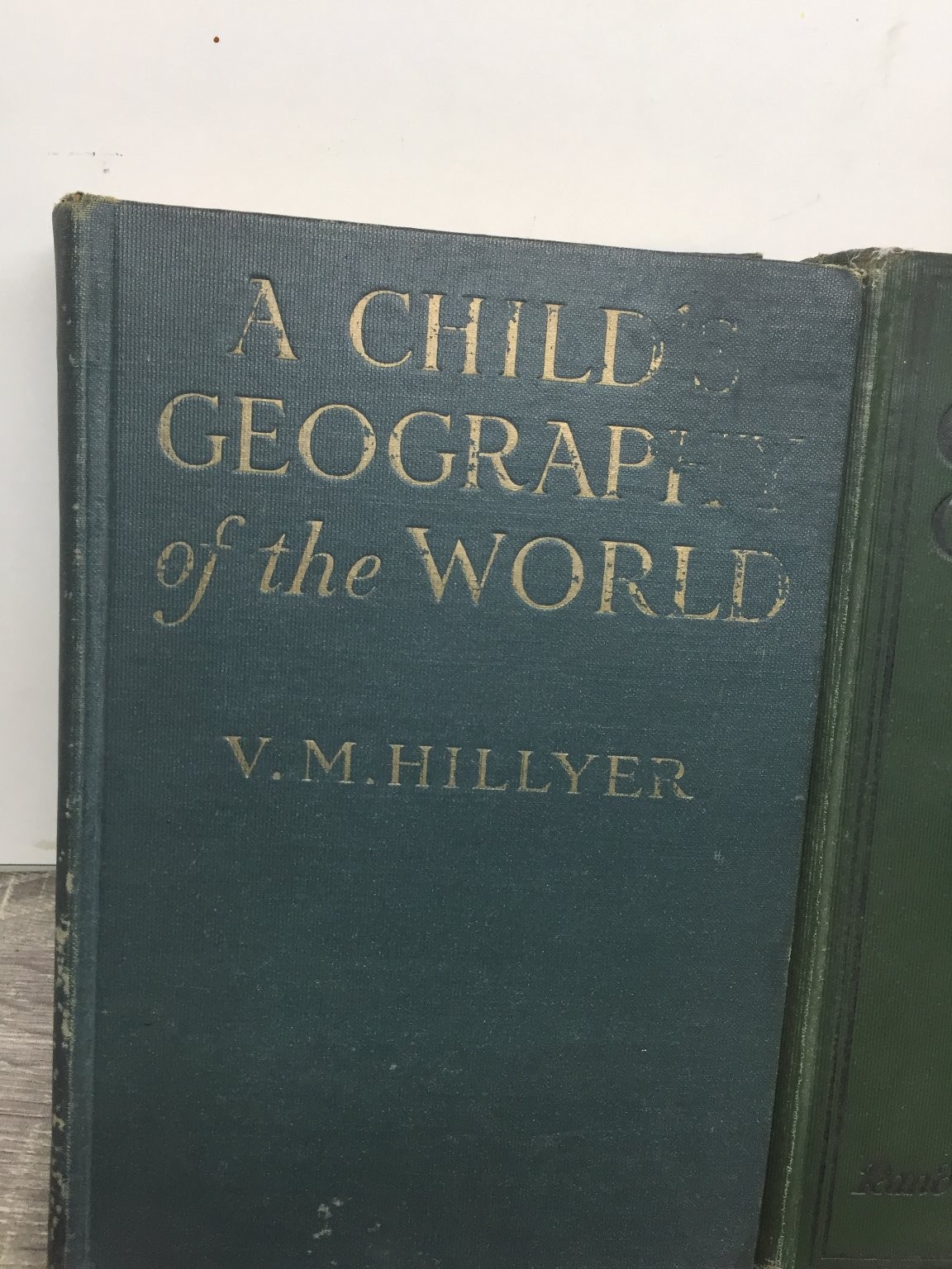 A Child&rsquo;s Geography of the World & Commercial Geography V.M. Hillyer Book Lot
