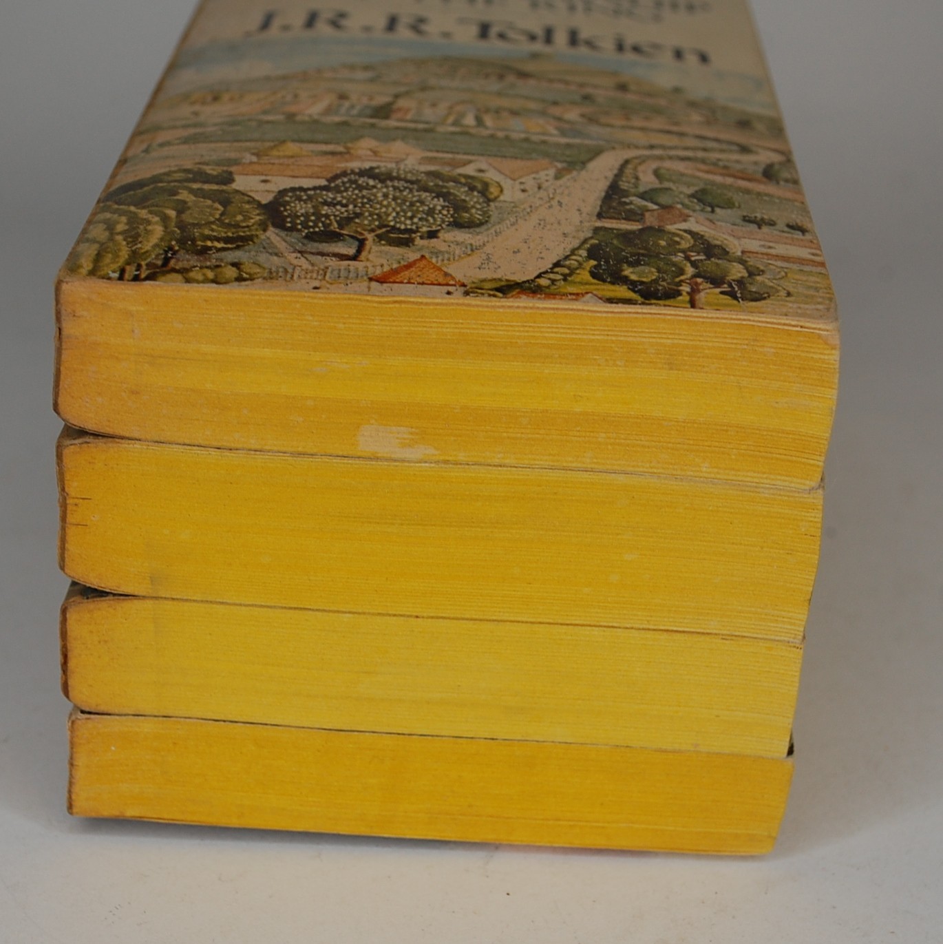Gold Foil Box Set Ballantine 1973 Lord of the Rings J R R Tolkien 4 PB Set