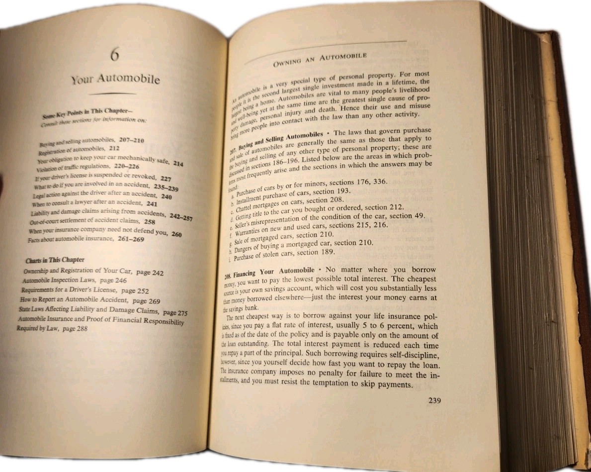 You and the Law, book. Reader&rsquo;s Digest 1977 Hardcover. 864 Pages