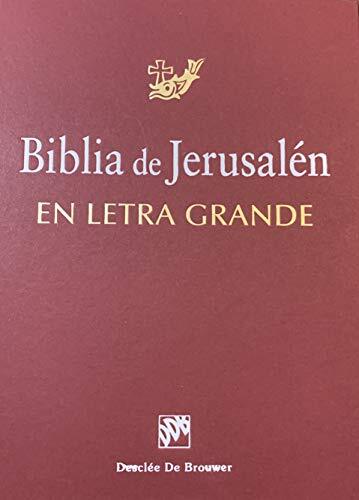 Biblia de jerusalen en letra grande by Escuela Biblica De Jerusalen