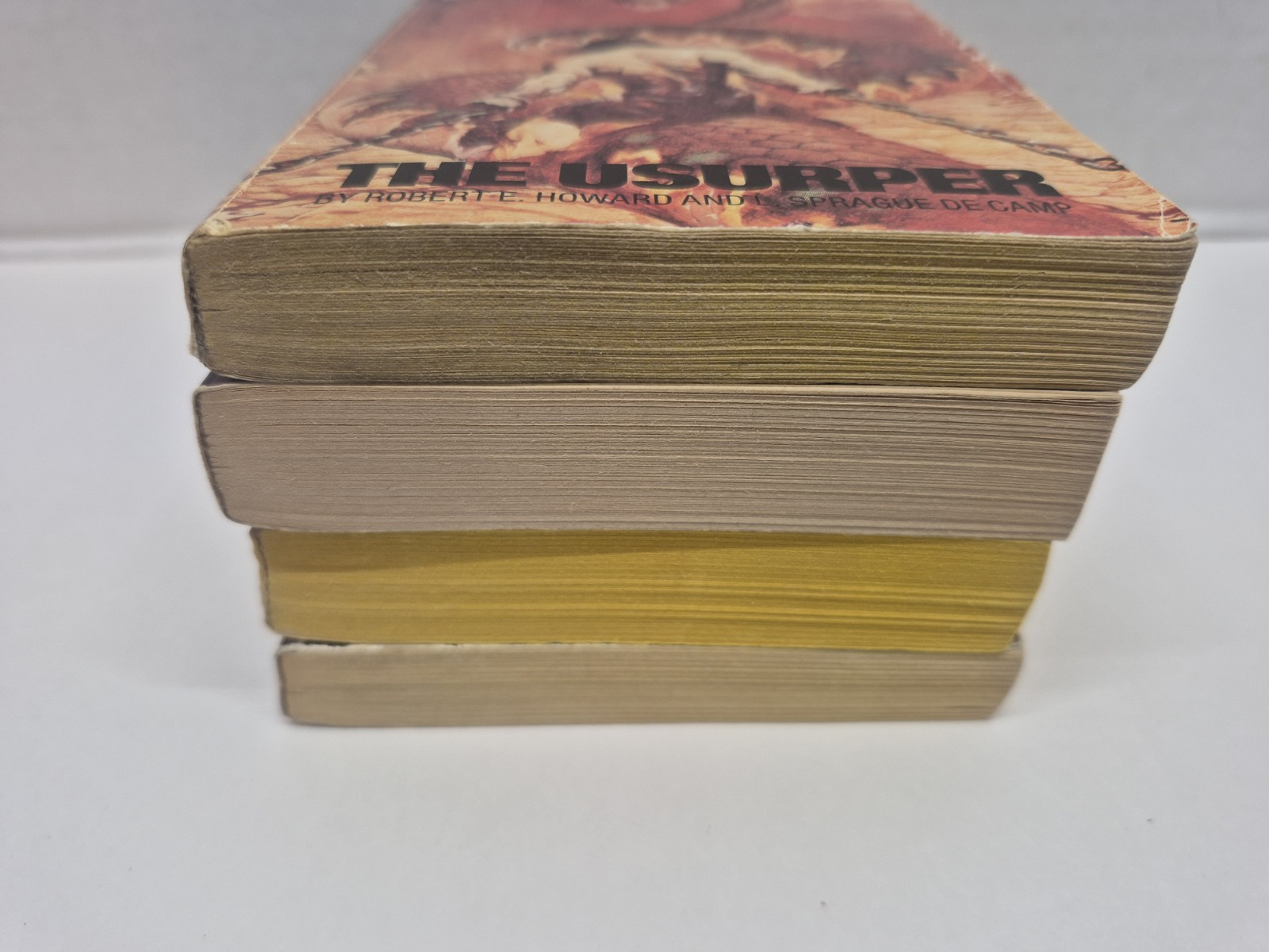 Vintage Conan the Barbarian Paperback Book Lot 4 Novels Swordsman Usurper READ