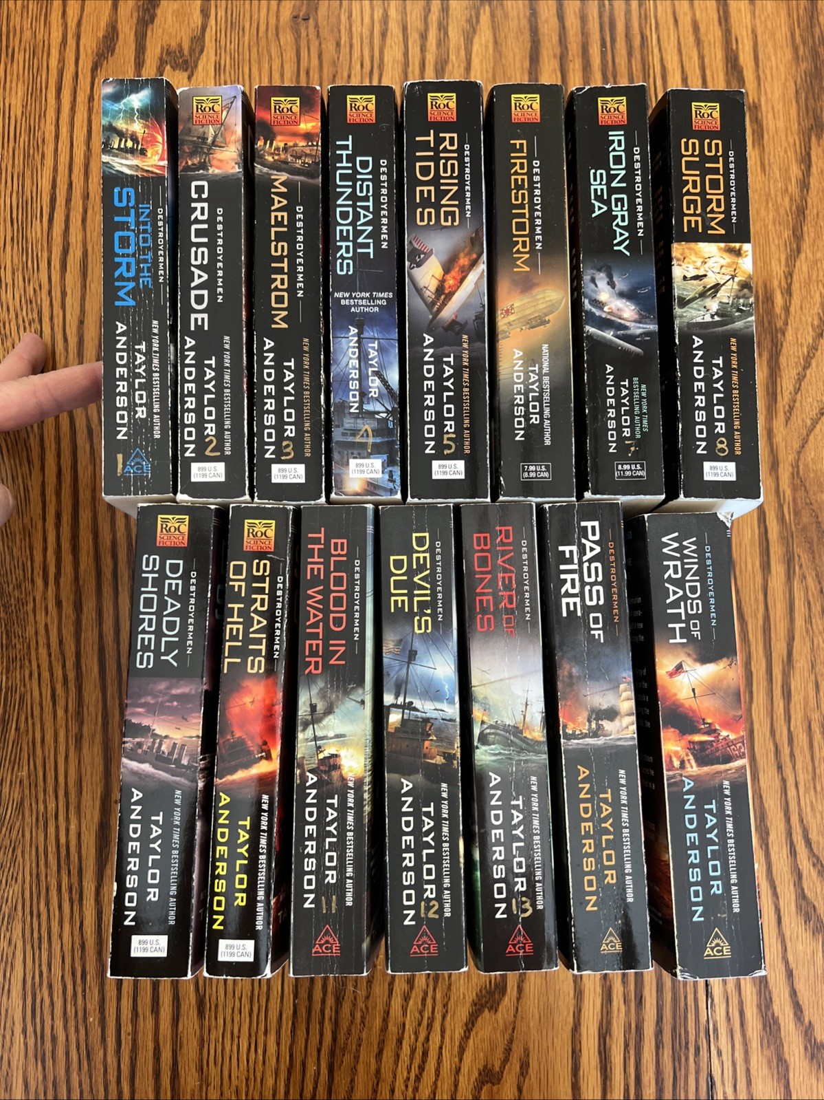 Complete Destroyermen Series 1-15, Paperback, Taylor Anderson Lot