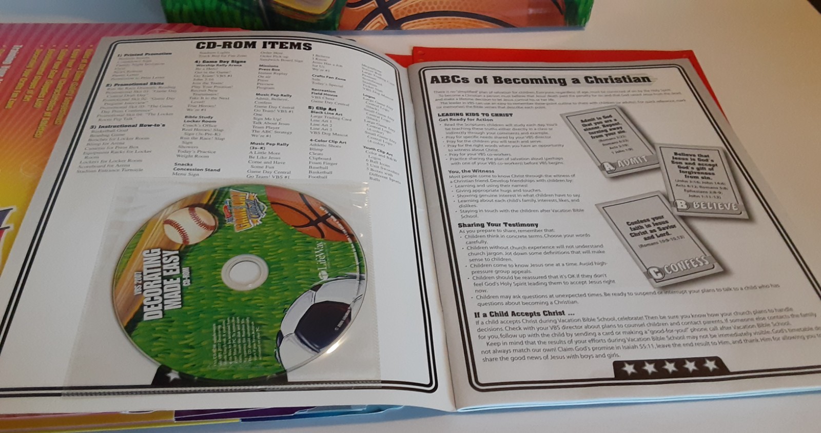 Lifeway&rsquo;s Game Day Central 2007 VBS 3s Kindergarten Rotation Pack DVD/CD/CD-Rom