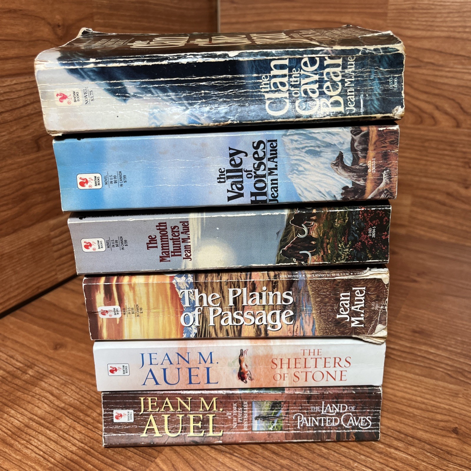 JEAN M AUEL 6 book SET in the EARTH&rsquo;S CHILDREN series PaperBack 1-6