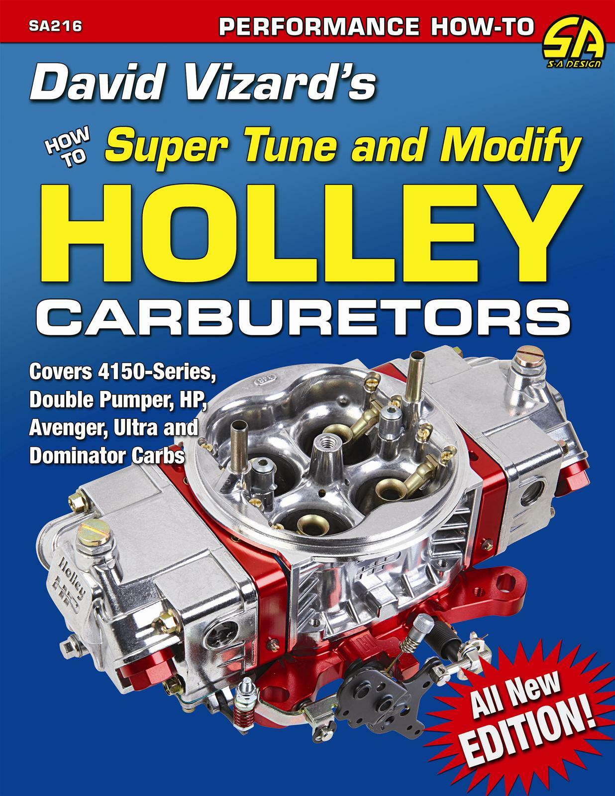 SA216 David Vizard&rsquo;s How to Super Tune and Modify Holley Carburetors 4150 4500