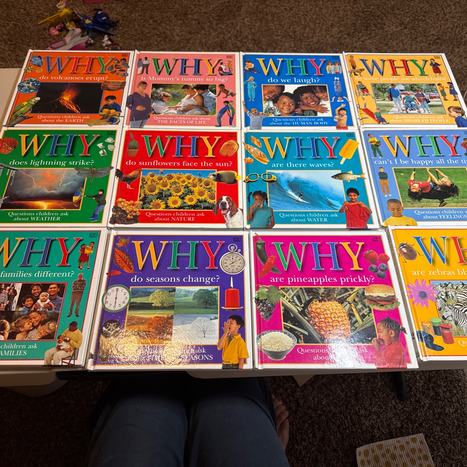 Vtg Lot Of 12 – Why? Questions Children Ask Children Books Series DK Publishing