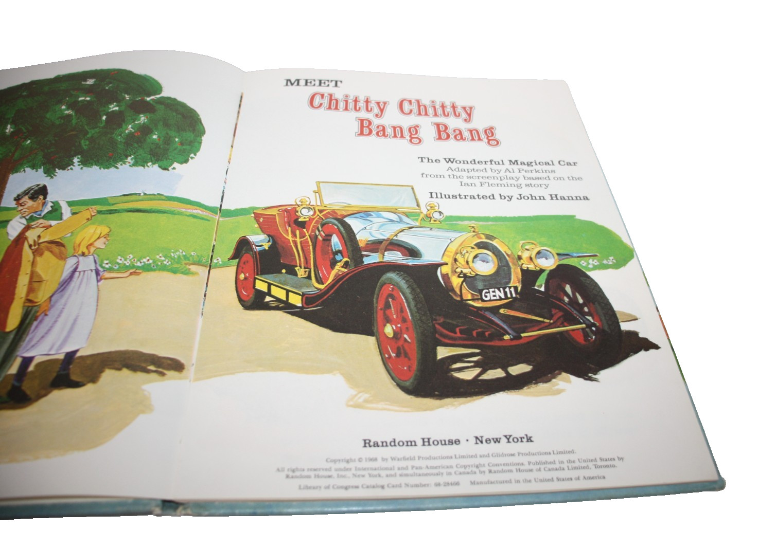 Vintage Meet Chitty Chitty Bang Bang Oversized Book Movie Dick Van Dyke 1968